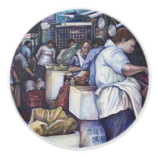 フィッシュヘッドスープ(シンガポール) セラミックノブ (正面)