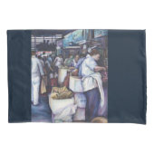 フィッシュヘッドスープ，シンガポール 枕カバー (正面)