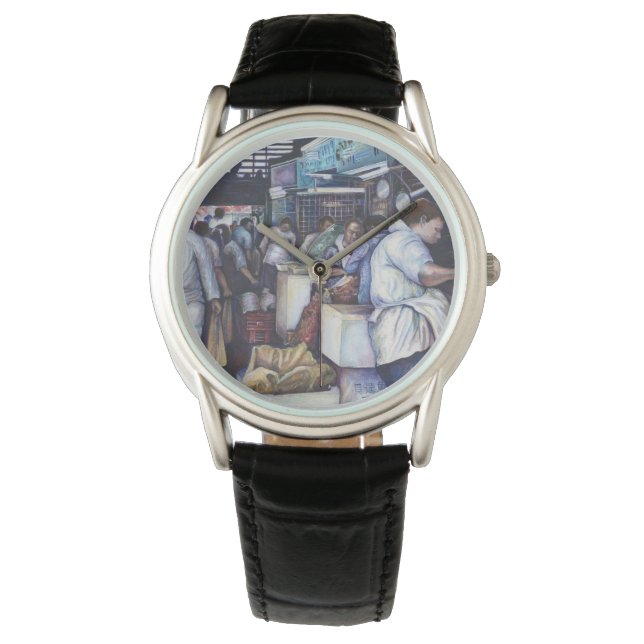 フィッシュヘッドスープ，シンガポール 腕時計 (正面)