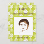 フィッシュヘ葉ッド誕生 案内状 (正面/裏面)