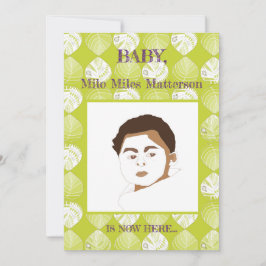 フィッシュヘ葉ッド誕生 案内状