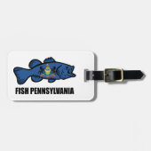 フィッシュペンシルバニア低音 ラゲッジタグ (正面横)