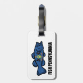 フィッシュペンシルバニア低音 ラゲッジタグ (裏面縦)