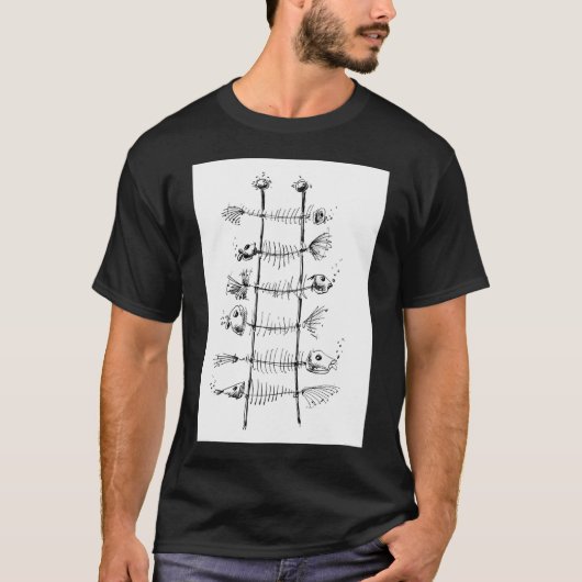 フィッシュボーンラダー Tシャツ (正面)