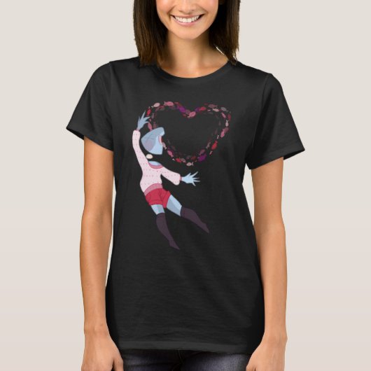 フィッシュボーン バレンタイン Tシャツ (正面)