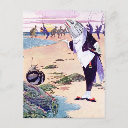 フィッシュマイトレットロブスターカドリーユ ポストカード (正面)