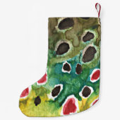 フィッシュマスジョイレインボーマス釣り スモールクリスマスストッキング (裏面)