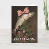 フィッシュマスツリー クリスマスカード カード (正面)