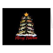 フィッシュマメリースおもしろいクリスマスツリーのライトフィッシュフィス (正面横)