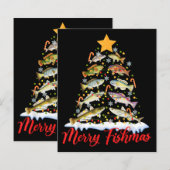 フィッシュマメリースおもしろいクリスマスツリーのライトフィッシュフィス (正面/裏面)