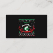 フィッシュマメリース醜いクリスマスセーター魚釣り(1).p 名刺 (正面)