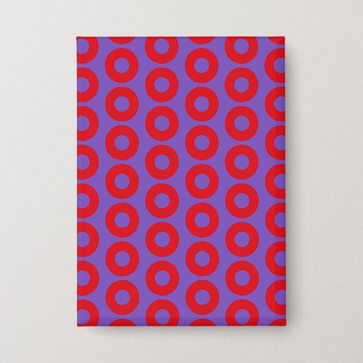 フィッシュマンドーナツオーナメント 缶バッジ (正面)