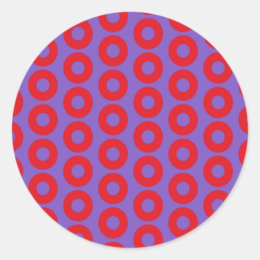 フィッシュマンドーナツ ラウンドシール (正面)