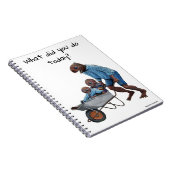 フィッシュマン秋おもしろいライドファンタジーアートノート ノートブック (右側)