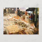 フィッシュマーケットシアトルワシントン ポストカード (正面)