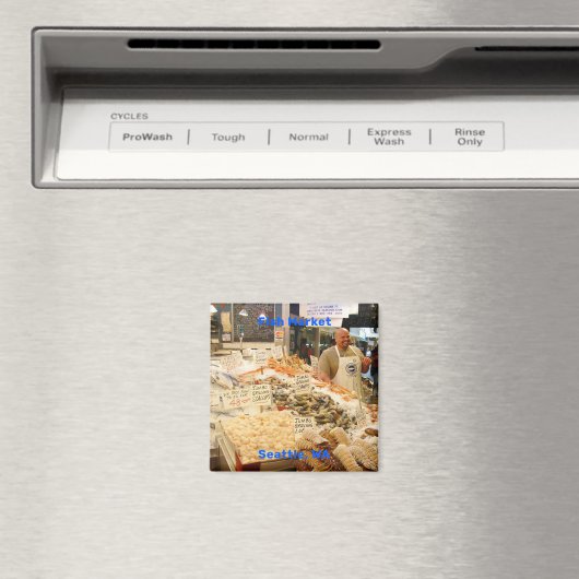 フィッシュマーケットシアトルワシントン マグネット (インサイチュ (食洗機))