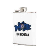 フィッシュミシガン フラスク (左)