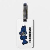 フィッシュミシガン ラゲッジタグ (裏面縦)