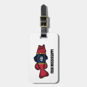 フィッシュミシシッピ ラゲッジタグ (正面縦)