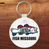 フィッシュミズーリ キーホルダー (正面)