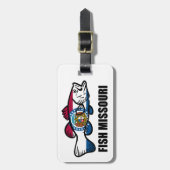 フィッシュミズーリ ラゲッジタグ (正面縦)