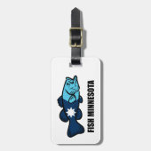 フィッシュミネソタ ラゲッジタグ (正面縦)