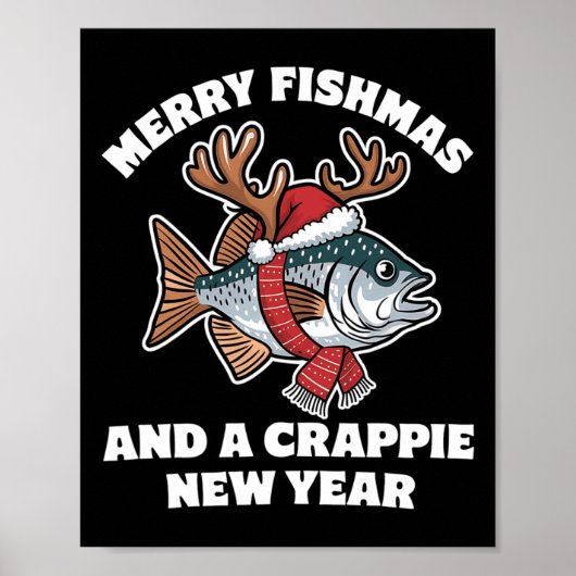 フィッシュメリースとクラッピー新年魚釣りパン ポスター (正面)