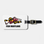 フィッシュメリーランド ラゲッジタグ (正面横)