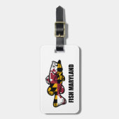 フィッシュメリーランド ラゲッジタグ (正面縦)