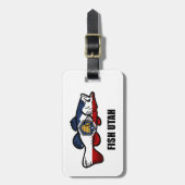 フィッシュユタ ラゲッジタグ (正面縦)