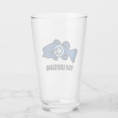 フィッシュルイジアナ タンブラーグラス (裏面)