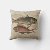 フィッシュレッドパーチフィッシャーマンアート クッション (裏面)