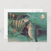 フィッシュロメオ&ジュリエクラゲ星魚 ポストカード (正面/裏面)