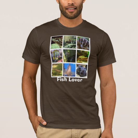 フィッシュローバーグリッド Tシャツ (正面)