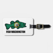 フィッシュワシントン州 ラゲッジタグ (正面横)