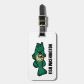 フィッシュワシントン州 ラゲッジタグ (正面縦)