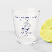 フィッシュ魚釣りフィッシャーマン飲み物用品 ショットグラス (正面)