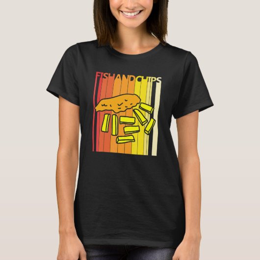 フィッシュ・アンド・チップス Tシャツ (正面)