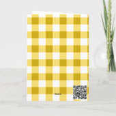 フィッシュ&イエロージンジャムバルーン第1誕生日 カード (裏面)