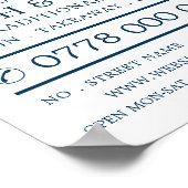 フィッシュ&チップショップレストラ広告ンの ポスター (角)