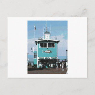 フィッシュ&チップスレストランスケッチ ポストカード