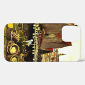 フィッシュ・ドライイング・バーン ヴィンセント・ヴァン・ゴッホ Case-Mate iPhoneケース (裏面 (横))
