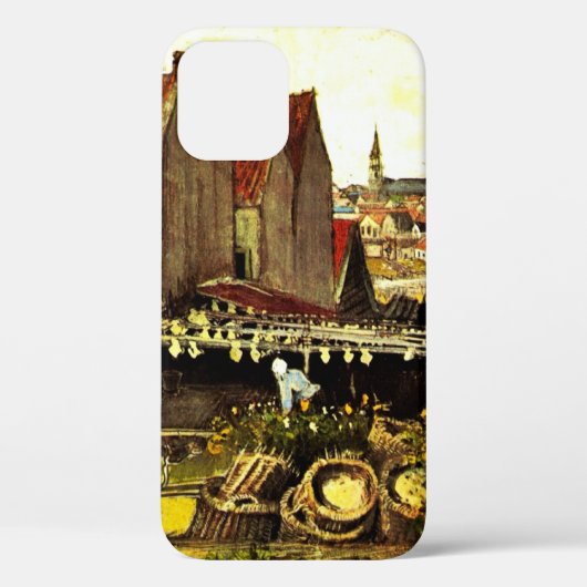 フィッシュ・ドライイング・バーン ヴィンセント・ヴァン・ゴッホ Case-Mate iPhoneケース (裏面)