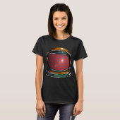 フィッシュ ドーナツ 宇宙飛行士 Tシャツ (正面フル)