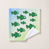 フィッシュ バスタオルセット (ウォッシュタオル)