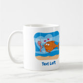 フィッシュ&ベイトインラブコーヒーマグ コーヒーマグカップ (左)