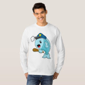 フィッシュ・ポリス 官の警察帽 Tシャツ (正面フル)