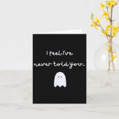 フィッシュ – -幽霊の話 – 私感じは一度も知らない カード (黄色い花)