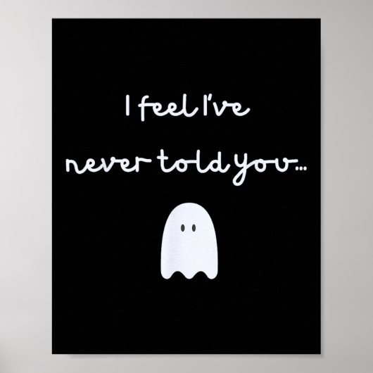 フィッシュ – -幽霊の話 – 私感じは一度も知らない ポスター (正面)