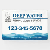 フィッシングガイドサービス 横断幕 (横)